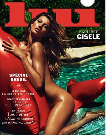 Gisele Bundchen Nude for Lui Magazine