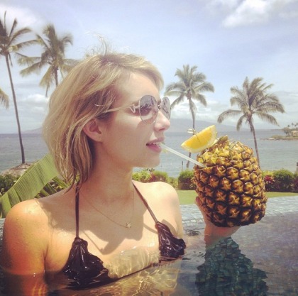Star: Emma Roberts is 'addicted to juicing' & 'taking it to an extreme'