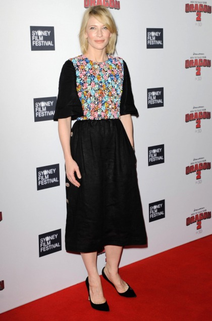 Cate Blanchett in Chanel at the Sydney Film Festival: frumpy or gorgeous?