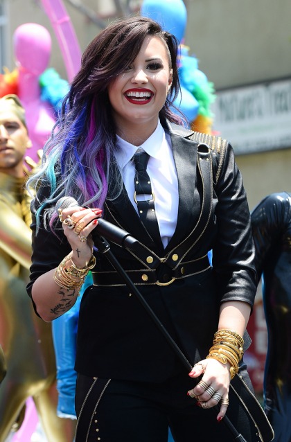 Demi Lovato served as Grand Marshal of the LA Pride parade: good pick?