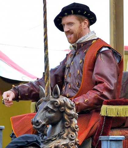 Damian Lewis in character as King Henry VIII: would you hit it?