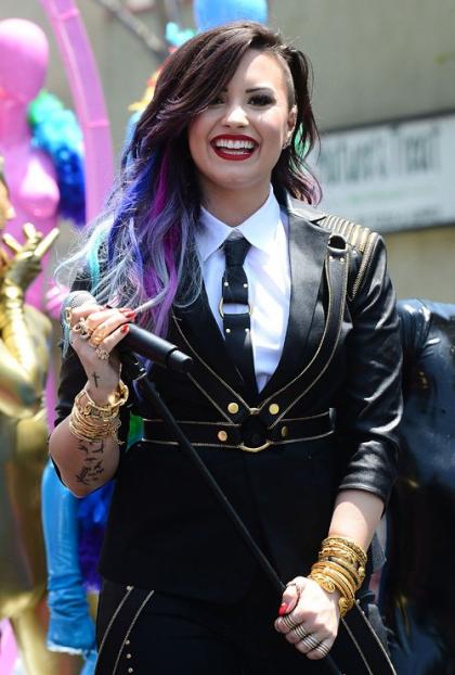 Demi Lovato Rocks The House at the 2014 LA Pride Parade