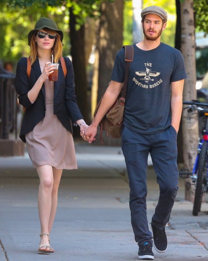 Emma Stone & Andrew Garfield look low-key & loved-up in NYC: cute or cloying?
