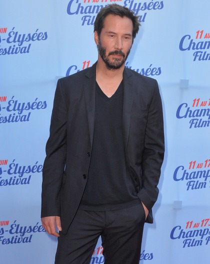 Keanu Reeves at the Champs Elysees Film Festival in Paris: would you hit it?