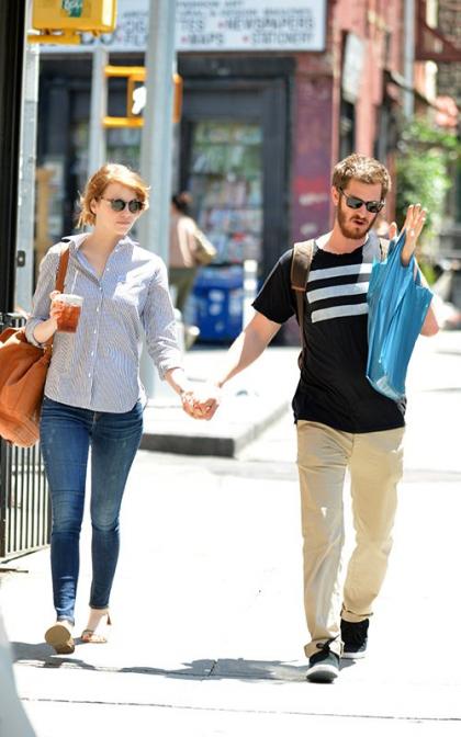 Andrew Garfield & Emma Stone Hold Hands in the Big Apple