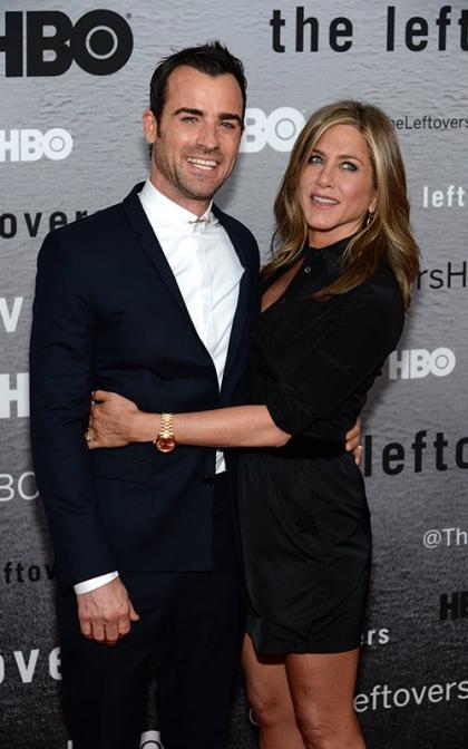 Jennifer Aniston Supports Justin Theroux at 'The Leftovers' NYC Premiere!