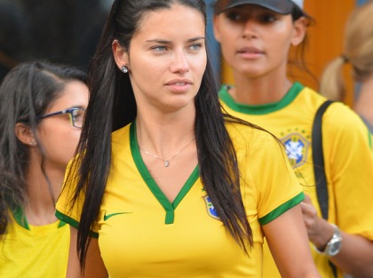 Adriana Lima Makes Me Want To Root For Brazil