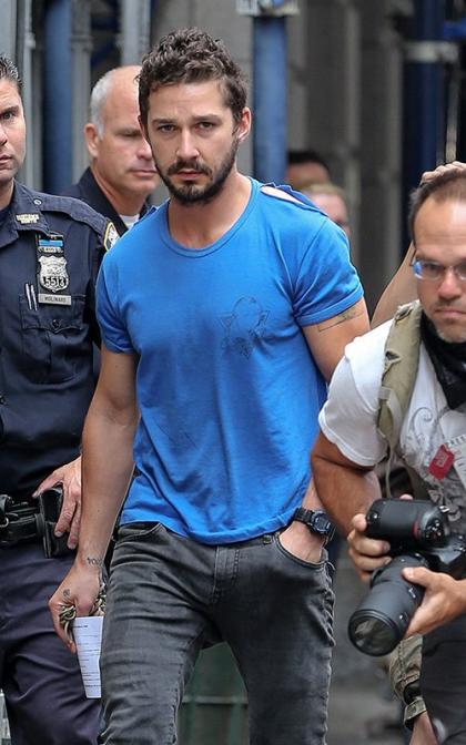 Shia LaBeouf Does the Walk of Shame After Release from Jail