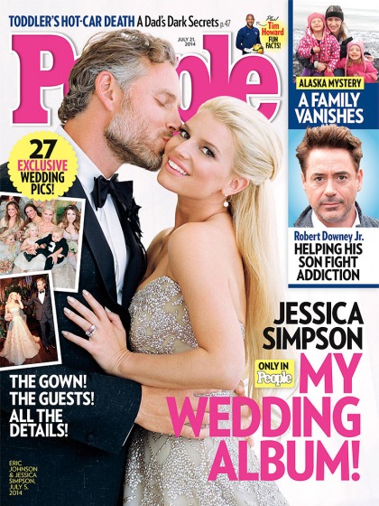 Jessica Simpson's wedding pics cover People Mag: adorable or annoying'