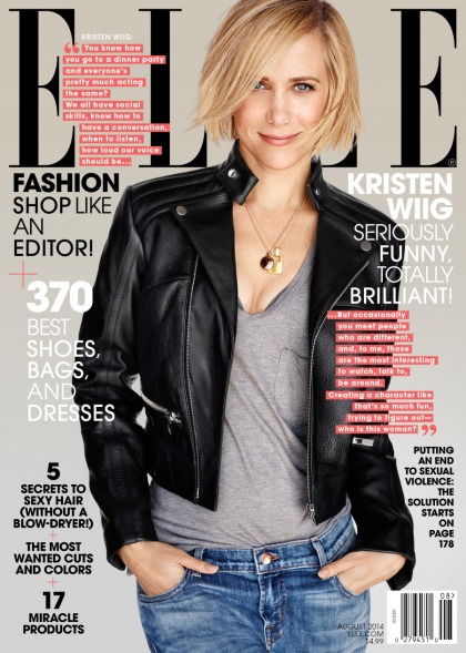 Kristen Wiig covers Elle, wants to be a legitimate dramatic actress now
