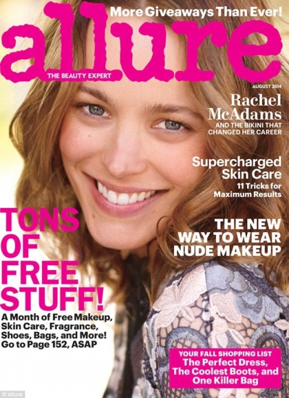Rachel McAdams covers Allure, talks Lindsay Lohan, Ryan Gosling & PSH