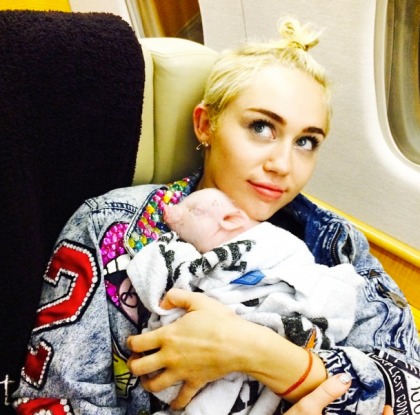 Miley Cyrus adopted a new pet pig named 'Bubba Sue?: cute or bad idea'