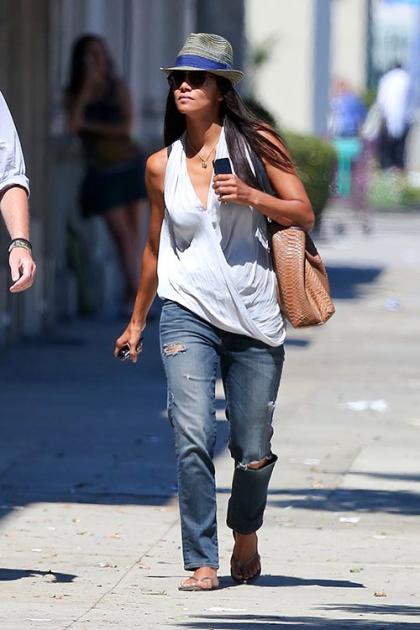 Halle Berry Flaunts Sexy Extensions in Hollywood