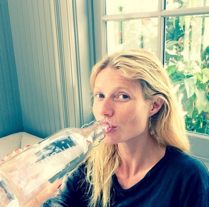 Gwyneth Paltrow chanced upon some gluten.  Fetch the smelling salts!