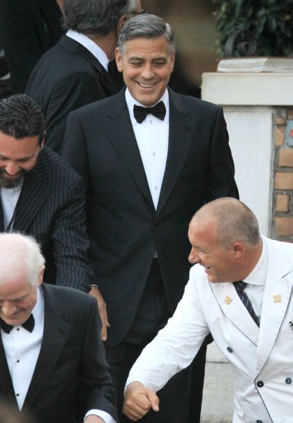 George Clooney looked happy, relaxed ahead of his wedding: no jitters?