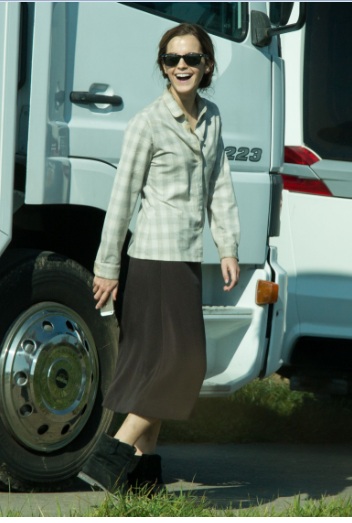 Emma Watson on the set of Colonia Dignidad in Luxembourg