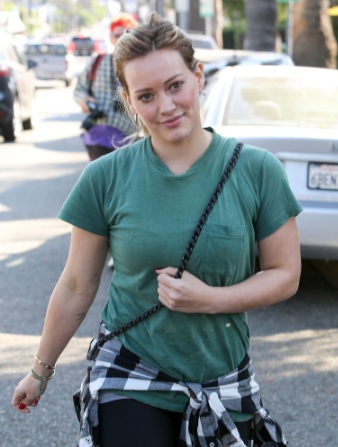 Hilary Duff Leaving La Conversation After Lunch in West Hollywood