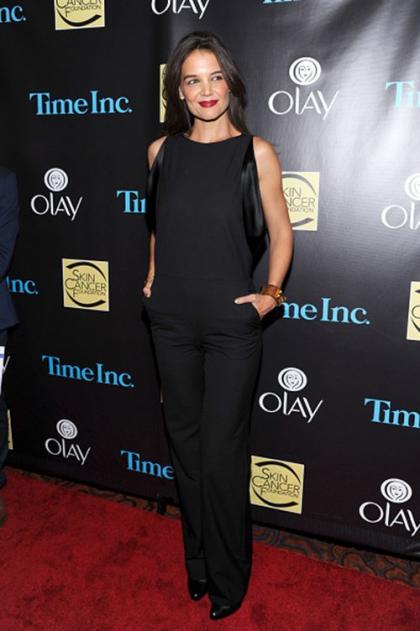 Katie Holmes Heats Up the Skin Cancer Foundation Gala