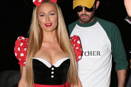 Paris Hilton Busts Out For Halloween