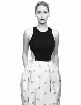 Jennifer Lawrence Sexy for New Christian Dior Photoshoot