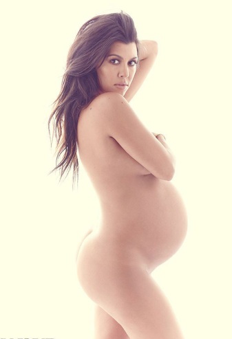 Kourtney Kardashian Nude For DuJour Magazine Photoshoot