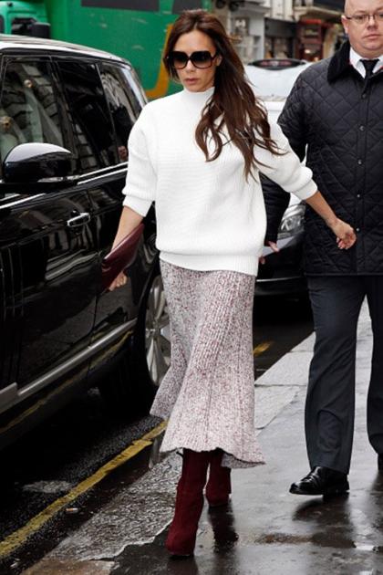Victoria Beckham Checks In at the Arts Club in London