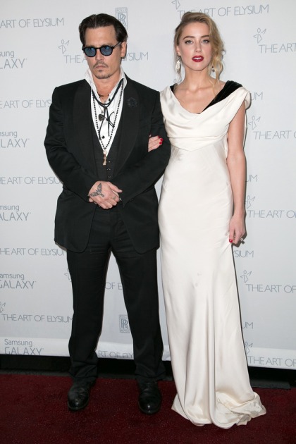 Amber Heard in vintage Dior at the Art of Elysium gala: elegant or awkward?