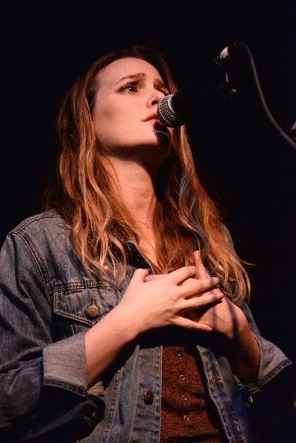Leighton Meester Rocks Out at Hotel Café