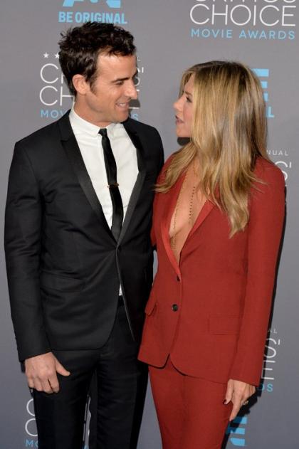 Jennifer Aniston & Justin Theroux: Darling Couple at 2015 Critics' Choice Movie Awards