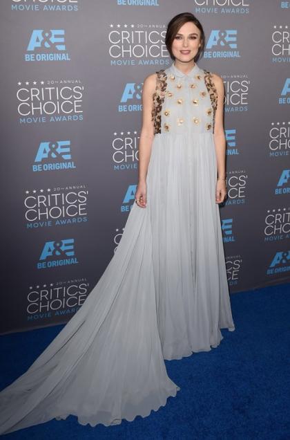 Keira Knightley Shows Off Baby Bump at 2015 Critics' Choice Movie Awards