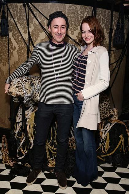 Emma Stone & Alan Cumming Check Out 'Queen of the Night' in NYC