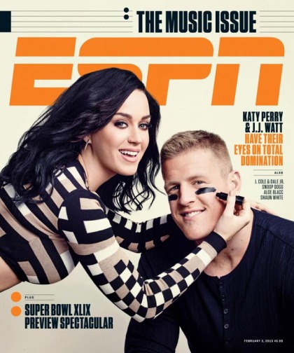 Katy Perry covers ESPN mag with J.J. Watt, has no idea who he is