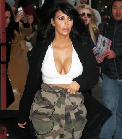 Porn Star Kim Kardashian Busts Out Big Time