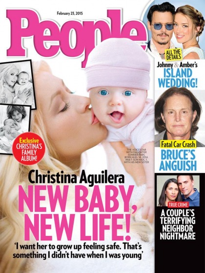 People: Christina Aguilera debuts 6-month-old daughter Summer Rain