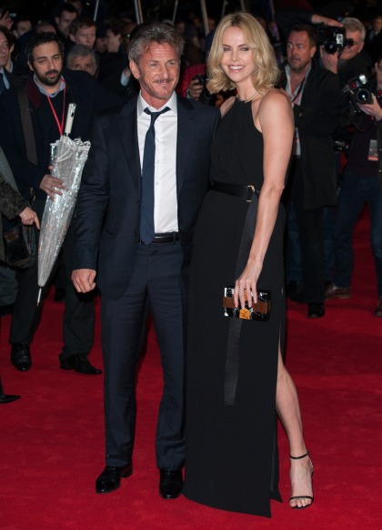 Charlize Theron in Halston at Sean Penn's UK premiere: lovely or boring'