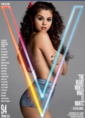 Selena Gomez Hotness at V Magazine V94 Spring 2015