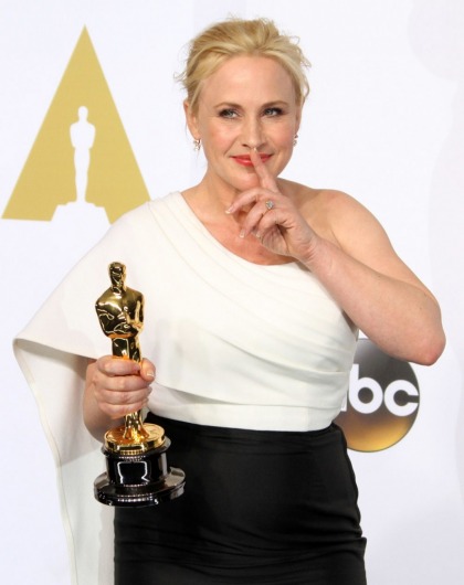 Patricia Arquette defends her backstage comments on equality after Oscar win