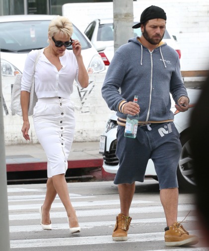 Pamela Anderson got a restraining order against her crazy ex, Rick Salomon