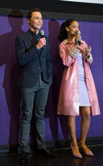 Rihanna & Jim Parsons Host 'Home' Screening in Texas