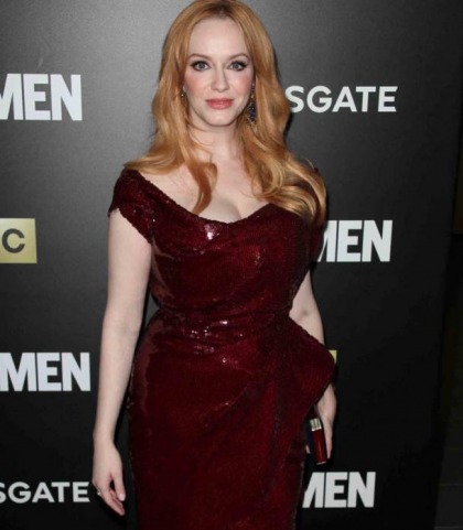 Christina Hendricks Busts Out For Mad Men