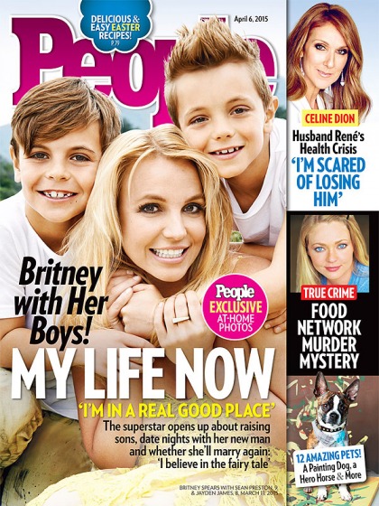 Britney Spears & her sons cover People Mag: 'My kids come first in my life'