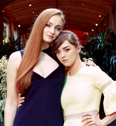 Sophie Turner & Maisie Williams at The New York Times Photoshoot