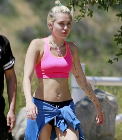 Miley Cyrus Hikes It