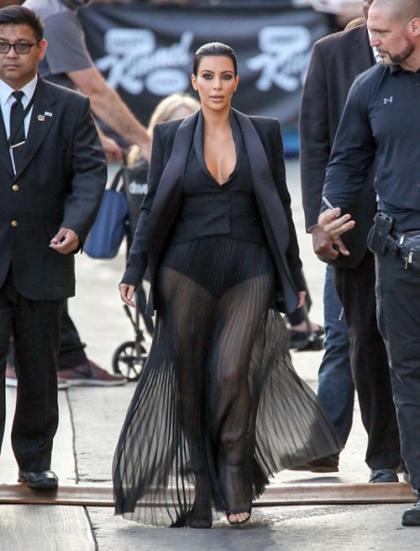 Kim Kardashian Talks Monkey Business on 'Jimmy Kimmel Live'