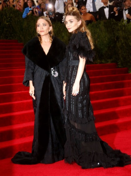 Mary Kate and Ashley Olsen bring goth realness to the Met Gala in vintage Galliano