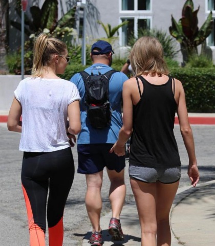 Taylor Swift And Gigi Hadid's Booties Make A Great Pair!