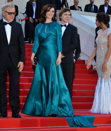 Rachel Weisz in teal Prada at Cannes 'Youth' premiere: beautiful or budget'