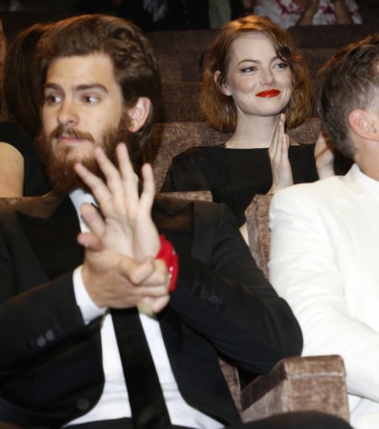 Emma Stone & Andrew Garfield are reportedly back together after a 'break'