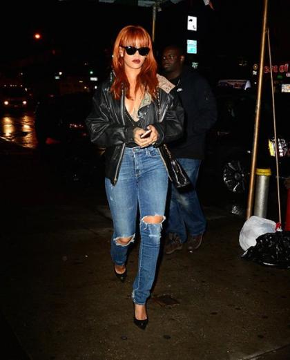 Rihanna Chills at Coppella in NYC