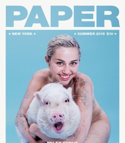 Miley Cyrus Naked With A Pig!!!